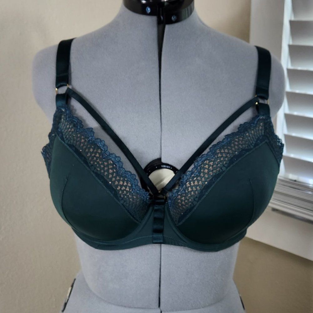 Adore Me Bra Size 40DD Green Sexy Bra